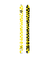 VenaCor- Yellow, White, and Black skis on a white background