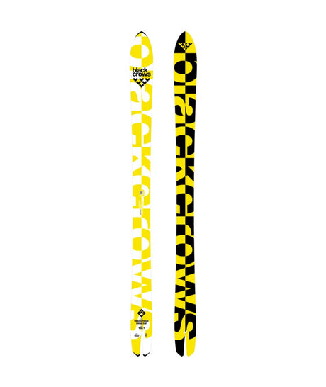 VenaCor- Yellow, White, and Black skis on a white background
