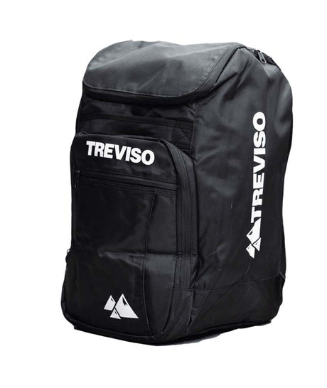 VentureBootBag50L- Black boot bag on a white background