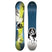 VolcomBYHYouth- Two views of a Thirty-Two X Volcom snowboard with a white background