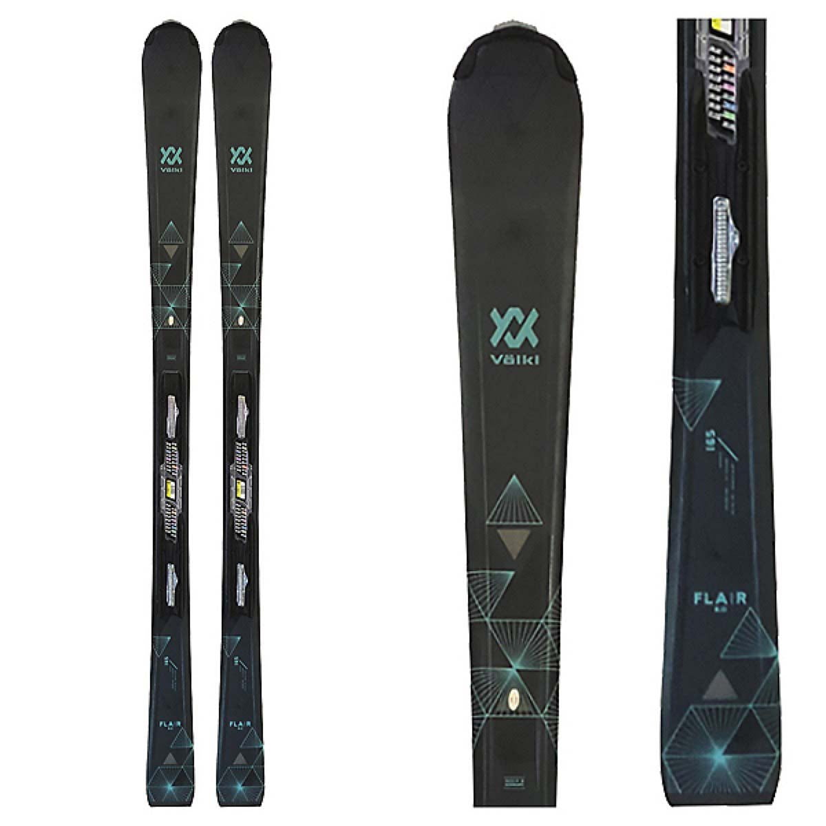 Volkl Flair 8.0 (with Marker FDT TP 10 GW System Bindings) Womens Skis 2025