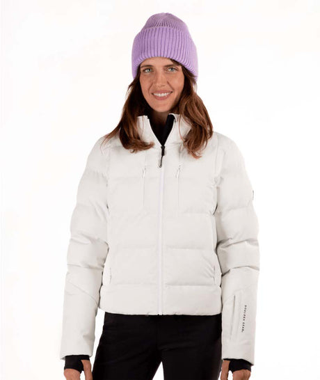 WAdaJacket-Person wearing a white jacket with a white background