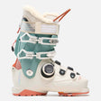 WAlltrack80BOA- Cream, teal, and orange ski boot on a white background