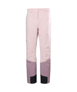 WAlpheliaInsulatedPant-Pink pants with black accents on a white background