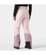 WAlpheliaInsulatedPant-Pink pants with black accents on a white background