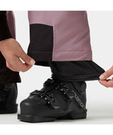 WAlpheliaInsulatedPant-Pink pants with black accents on a white background
