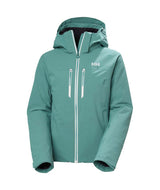 WAlpheliaLifaloftJacket- Green jacket with a brand logo on a white background