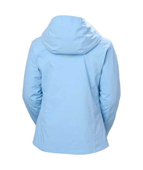 WAlpheliaLifaloftJacket- Light blue jacket with a brand logo on a white background