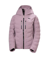 WAlpheliaPuffyJacket-Purple jacket with a brand logo on a white background