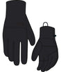 WApexEtip-Black gloves with a brand logo on a white background
