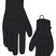 WApexInsulatedEtipGlove- Black Glove with North Face Logo on white background
