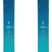 WArcade84- Blue and teal ski on a white background