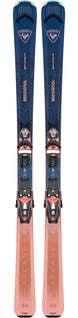 WArcade88_Konect- Blue and coral ski on a white background 