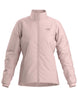 WAtomJacket-A light pink full-zip jacket with a stand-up collar and the Arc'teryx logo on the left chest, shown against a plain white background.