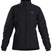 WAtomJacket-A black full-zip jacket with a stand-up collar and a small Arc'teryx logo on the left chest, displayed on a clean white background.