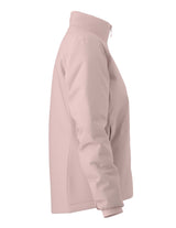 WAtomJacket-A light pink full-zip jacket with a stand-up collar and the Arc'teryx logo on the left chest, shown against a plain white background.