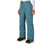 WAuraInsulatedCargoPant-Teal snow pants worn by a person on a white background