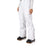 WAuraInsulatedCargoPant-White snow pants worn by a person on a white background