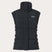 WAutumnRCVest- Black puffer vest with a brand logo on a light gray background