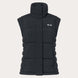 WAutumnRCVest- Black puffer vest with a brand logo on a light gray background