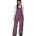WBlackMagicInsulatedBib-Person wearing purple bib overalls on a white background