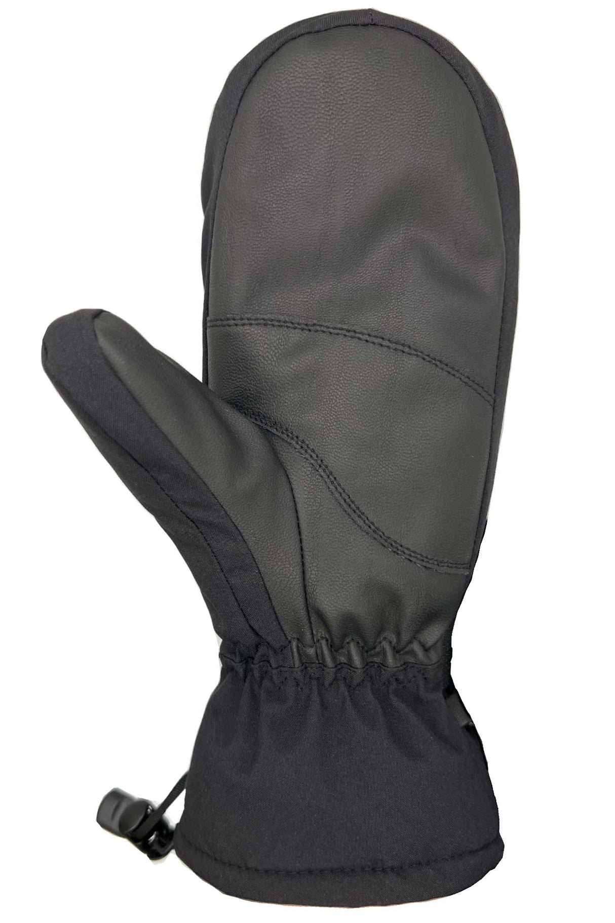 WBreezyMitt-Black mitt on a white background