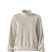 WChabot2.0MockNeck-Beige ribbed mock-neck sweater on a white background