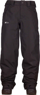 WChromaPant- Black snow pants on a white background