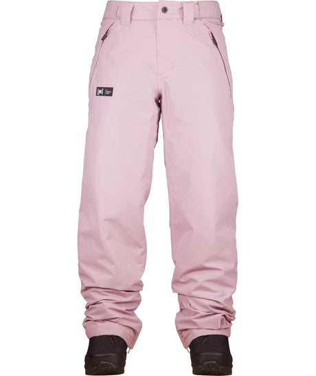 WChromaPant- Pink snow pants on a white background
