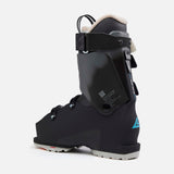 WConcept9.5BOA- Black and blue ski boot on a white background 