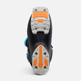 WConcept9.5BOA- Black and blue ski boot on a white background 