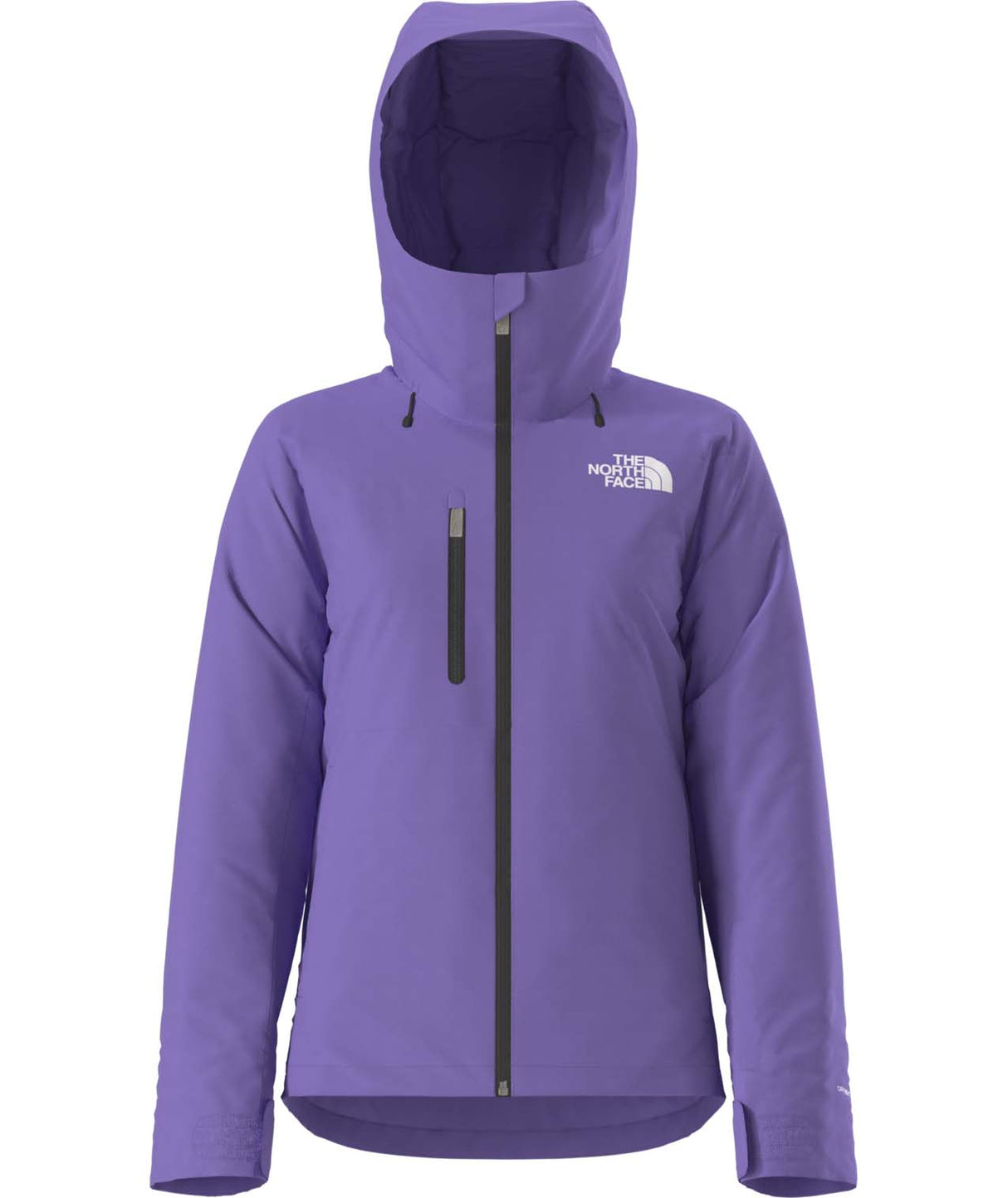 WDescenditJacket-Purple jacket with a brand logo on a white background