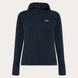 WDriftTechFleece-Black jacket with a brand logo on a light gray background