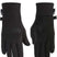 WEtipRecycledGlove-Black gloves with The North Face logo on a white background