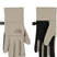 WEtipRecycledGlove-Pair of beige gloves with black accents on a white background