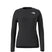 W FD Pro 160 Crew-Black long-sleeve shirt with The North Face logo on a white background