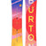 WFeelgoodSnowboard-Colorful Burton snowboard with a vibrant design on a white background