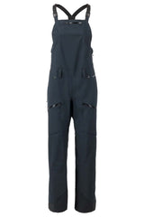 WFoxyBib- Black bib overalls on a white background