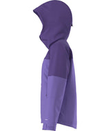 WFreedomInsulatedJacket-Purple jacket with a hood on a white 