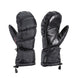 WGlace3DMitt-Black mitt glove on a white background