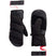 WGore-TexBufferInsulatedMitt-Black mittens with brand tags on a white background