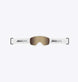 BusterGoggle- Giro goggle with a white band and an amber rose lens