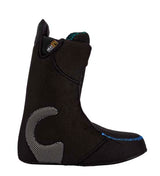 WHighshotXStepOnSnowboardBoots-Black Burton snowboard boot on a white background