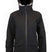 WHotCocoaJacket-Black winter jacket with a hood on a white background