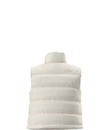 WHydrenaliteDownA-LineVest-White puffer vest on a white background