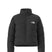 WHydrenaliteDownJacket-Black puffer jacket with a brand logo on a white background