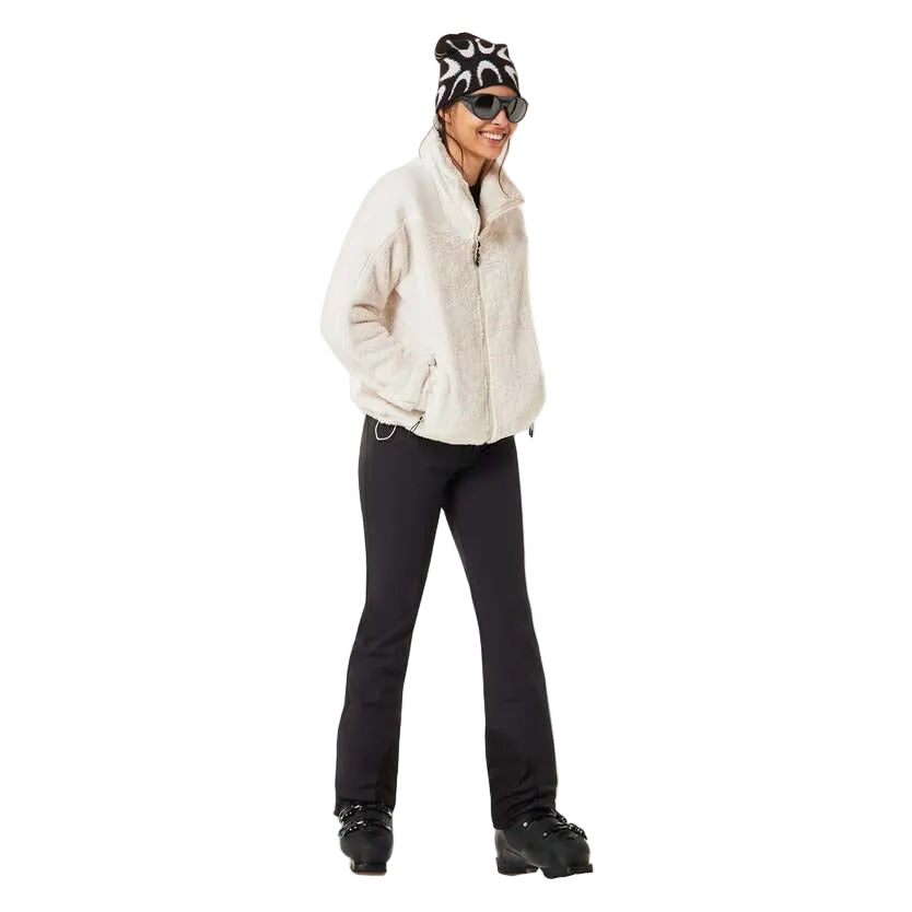 WIcicleSoftshellPant-Black pants on a white background