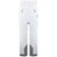 WIrisIns.Pant-White ski pants with gray accents on a white background