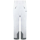 WIrisIns.Pant-White ski pants with gray accents on a white background