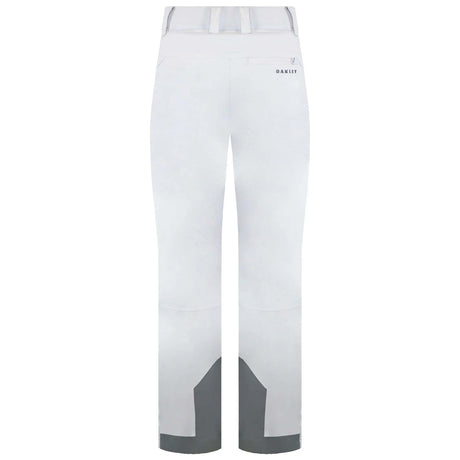 WIrisIns.Pant-White ski pants with gray accents on a white background